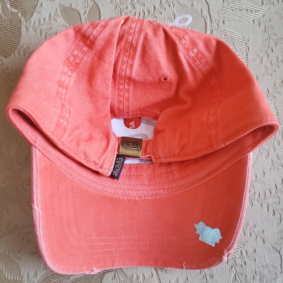 Von Dutch Distressed Trucker Hat/ Orange main image 9